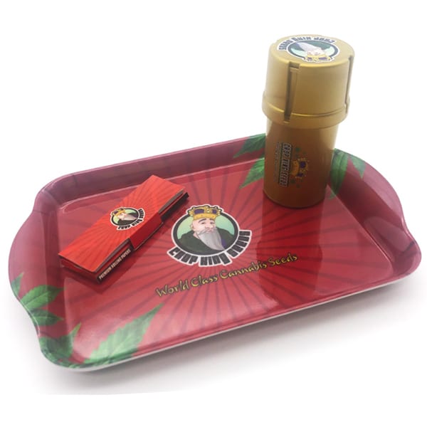 Rolling Tray with Grinder