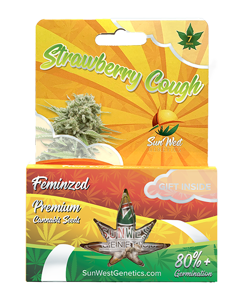 Strawberry Cough Feminized Seeds Sun West